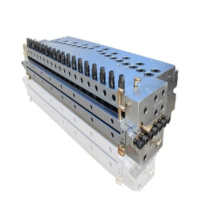 Molde de extrusión de placas espumantes de PVC/WPC para el tratamiento de la superficie de pulido con electroplataje