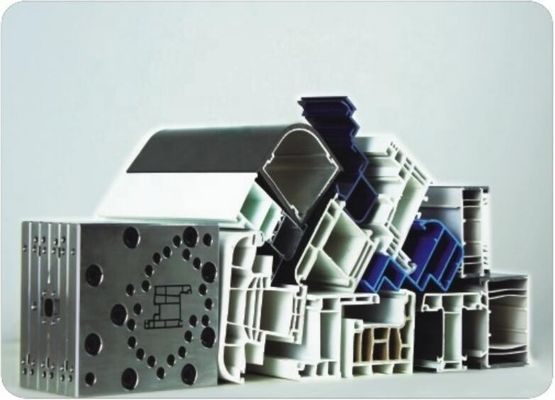 1 Molde de cavidad para perfiles de UPVC en máquinas de fabricación de PVC