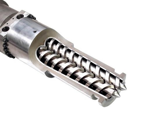 38CrMoALA Material de tornillo WPC PVC Línea de producción de maquinaria de extrusión de perfiles para paneles de pared