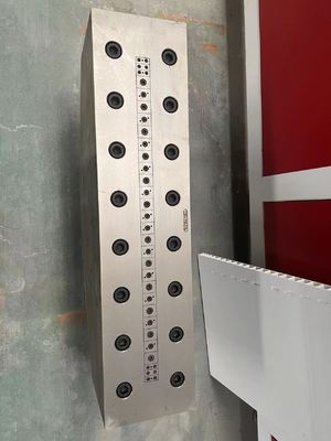 En el caso de los materiales de extrusión de plástico de PVC de plata, la matriz / calibrador / cabeza de moldeo con 1 cavidad de molde