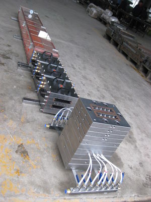 Máquina de extrusión para pisos de madera y plástico compuesto con capacidad de 150-200 kg/h