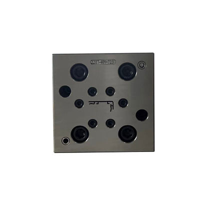 Molde de extrusión de perfiles de cerradura de puertas de plástico de PVC de madera de plata para productos domésticos