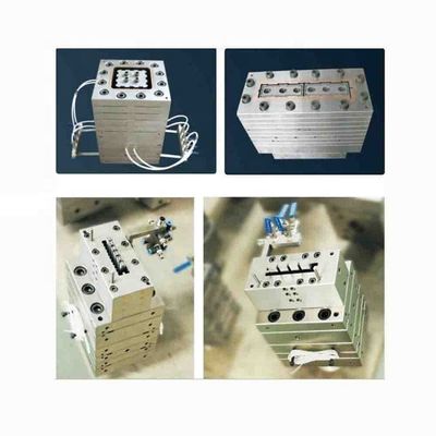 Muelle de diseño de extrusión de tuberías de PVC WPC con tratamiento de superficie de pulido por electroplataje