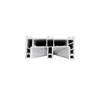 Tamaño personalizado Polido por electroplacado Serie 60 PVC/UPVC Profiles de plástico de extrusión de ventanas