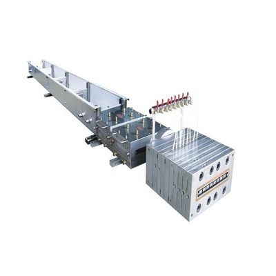 Molde de paneles exteriores para la extrusión de plástico de madera de plata PE para el piso y la puerta de la cubierta