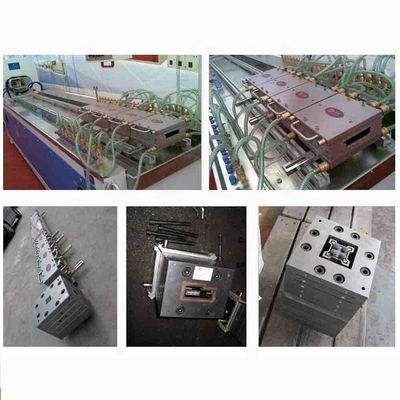 1 Molde de extrusión de perfiles de ventanas de PVC en hueco para diseño y arquitectura de bloqueo