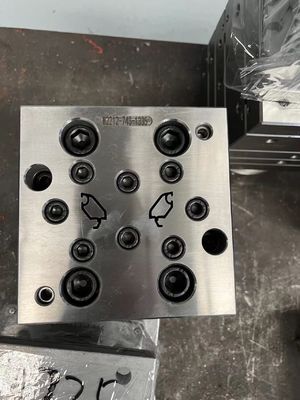 1 Molde de perlas de vidrio y cavidad de perfil de UPVC extrusión de molde a presión para cubiertas de puertas de ventanas