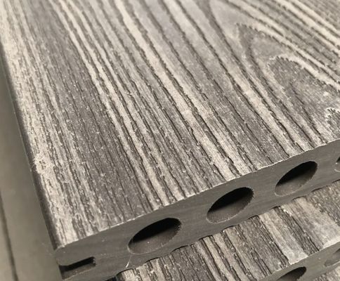 AutoCAD Diseñado PE WPC Perfil de cubierta de la pared de revestimiento de la línea de producción para el mercado