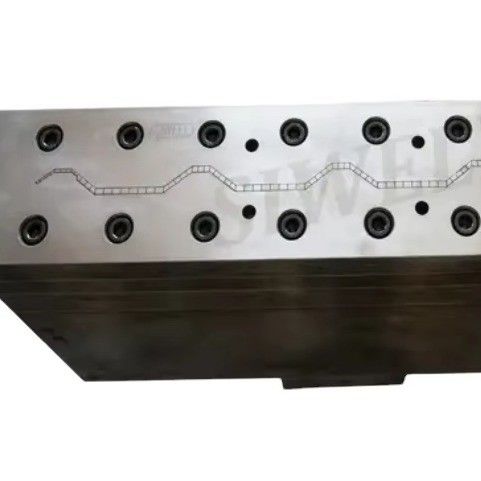 500 mm x 3 WPC paneles de vinilo de muralla de mar empillamiento de hojas para la solución de construcción de edificios