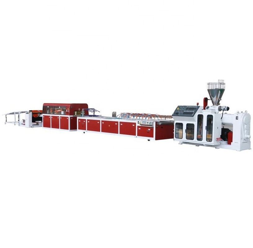 Máquina de extrusión de paneles de puertas de PVC Yuhao de 55 kW para la producción de perfiles de PVC de SIEMENS