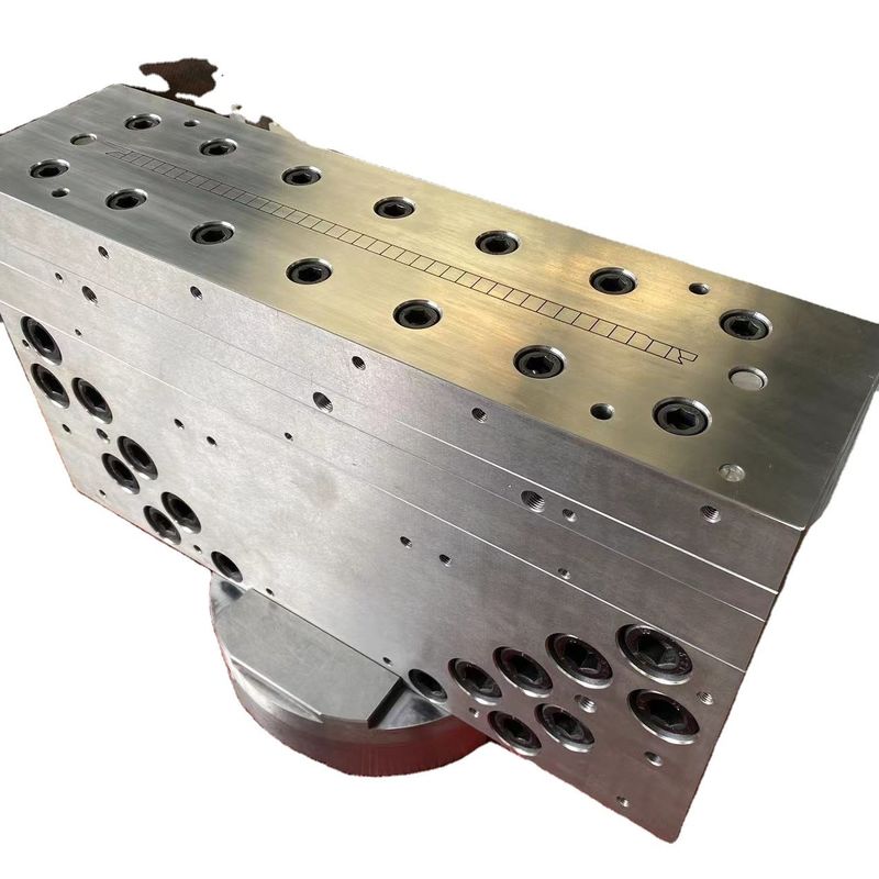 Coextrusión de tableros Asa Pc Pe Upvc Profile Extrusión de moldes a presión en PVC de plata