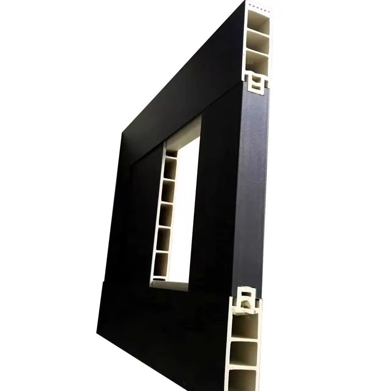 Plata de PVC 1000mm WPC panel de puerta hueco haciendo máquina línea de producción con PVC rígido